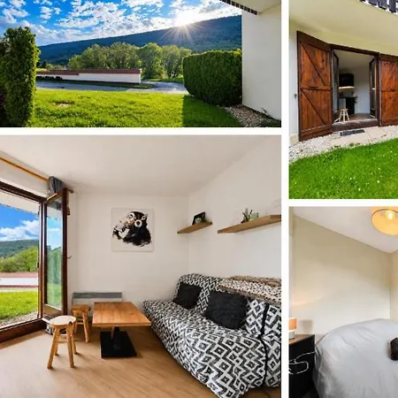 公寓 Le Refuge Des Sportifs - Cosy Jardin - Wifi 米茹